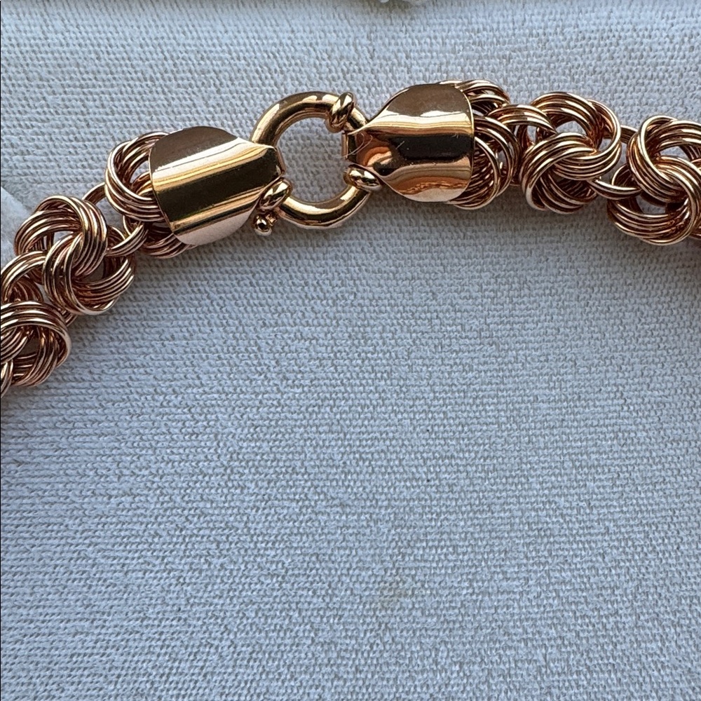 Milor Bronze Elegant Bronze- Toned Women's Necklace - Picture 5 of 6